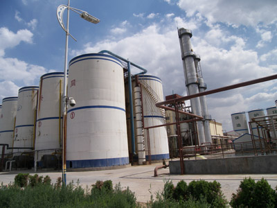 山東同興生物科技有限公司厭氧罐安裝工程